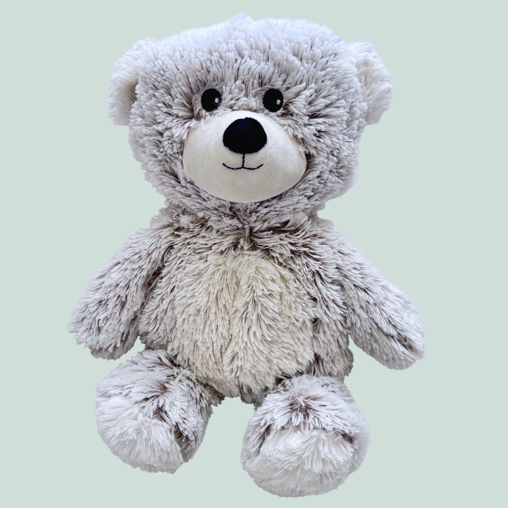 Warmies Gray Teddy Bear 13" Microwavable Lavender Scented Heat Plush